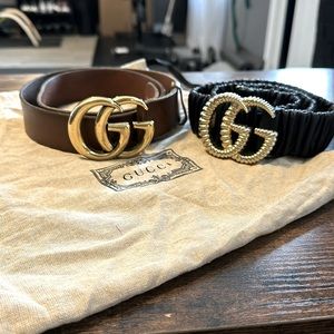 2 Gucci Belts